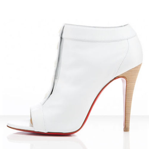Christian Louboutin Maotic 120mm Ankle Boots White